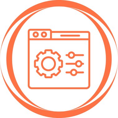 Simge vektör illüstrasyonu ayarlanıyor