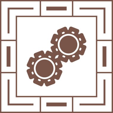 dişli vektör simgesi