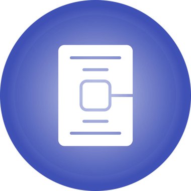 Belge simgesinin vektör illüstrasyonu