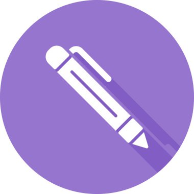 Kalem. Web simgesi basit illüstrasyon