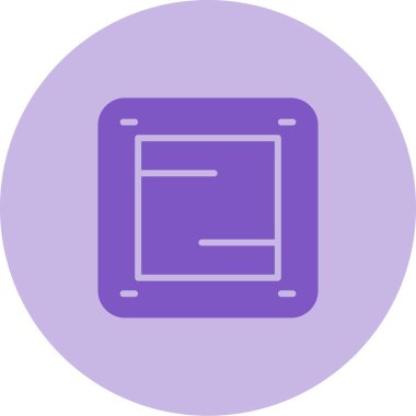 Tarayıcı penceresi. Web simgesi basit tasarım