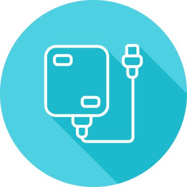 Pil. Web simgesi basit illüstrasyon