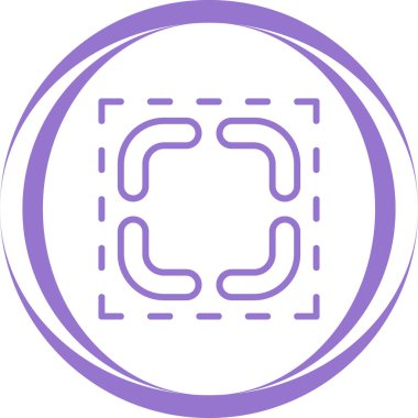 Bir b simgesinin vektör illüstrasyonu