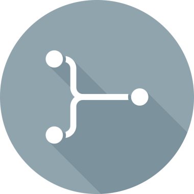 vektör ağ simgesi, basit tasarım