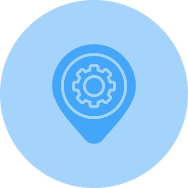 konum. Web simgesi basit illüstrasyon