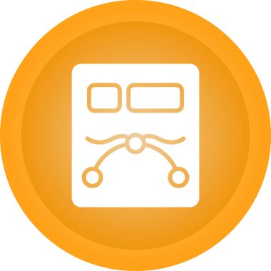 Modern b 'nin vektör illüstrasyonu eksik simgesi