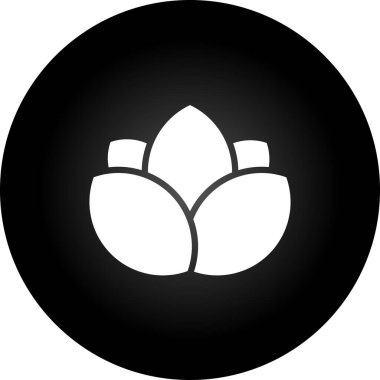 çiçek simgesi vektör illüstrasyonu