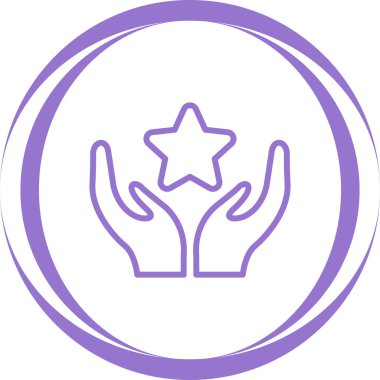 Sihirli top. Web simgesi vektör illüstrasyonu