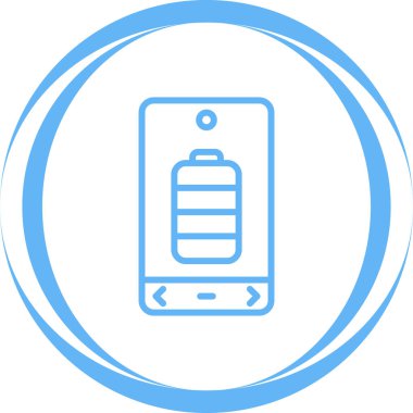 Akıllı telefon simgesinin vektör illüstrasyonu