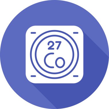 metal kimyasal element simgesi, basit satır biçimi