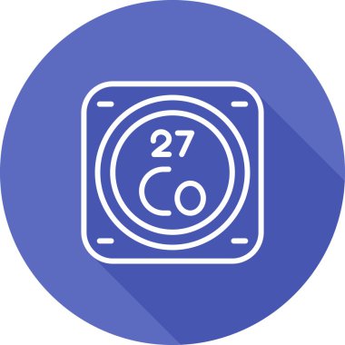 metal kimyasal element simgesi, basit satır biçimi