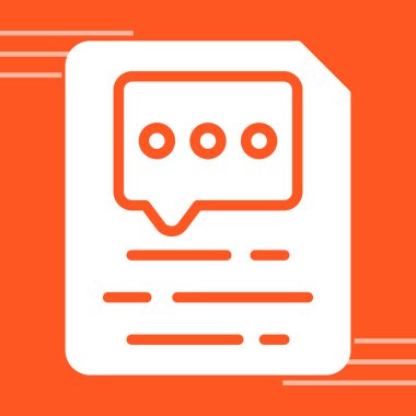 Metinli konuşma balonu, vektör illüstrasyonu