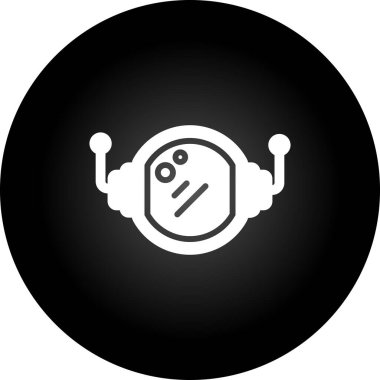 Robot simgesinin vektör illüstrasyonu