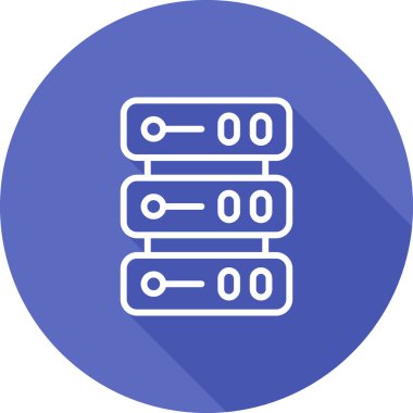 Kolayca düzenleyebilen ve düzenleyebilen Veri Sunucusu Vektörü simgesi