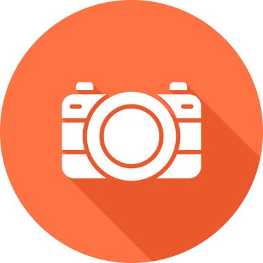 Kamera simgesi. düz dizayn