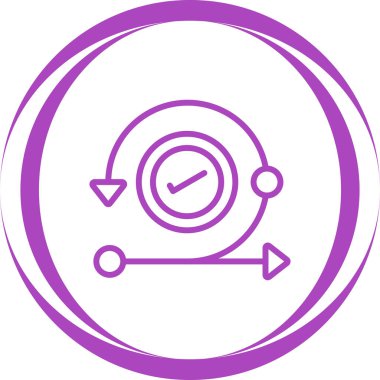 pusula vektör simgesini modern illüstrasyon