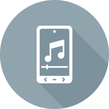 müzik çalar vektör simgesi