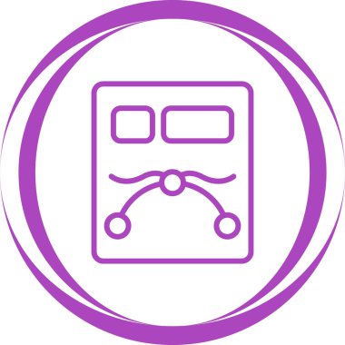 Güç. Web simgesi basit illüstrasyon