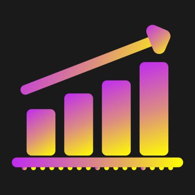 bar çizelgesi vektör simgesi