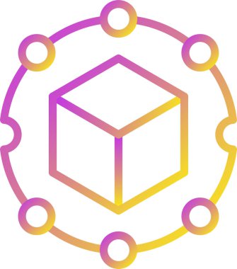 Basit vektör, simge, simge, konsept