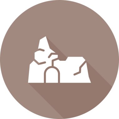 Almanya 'nın uzun gölge vektör haritasının çizimi