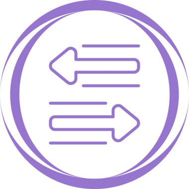 ok modern simgesinin vektör illüstrasyonu