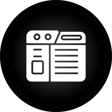 Belge simgesinin vektör illüstrasyonu