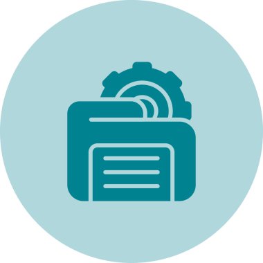 Seo simgesinin vektör illüstrasyonu