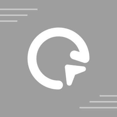 Uçan uçağın vektör logosu