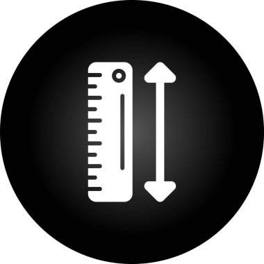 Modern termometre simgesinin vektör çizimi