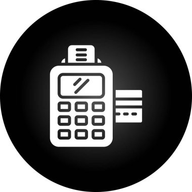 vektör hesap makinesi simgesi, basit web illüstrasyonu