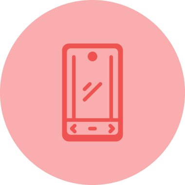 Vektör akıllı telefon simgesi illüstrasyonu