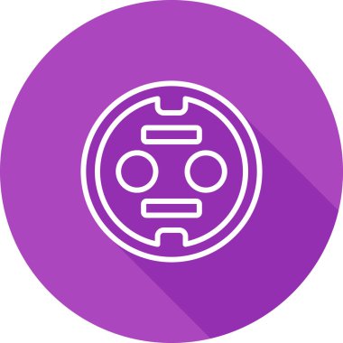 Modern bir simgenin vektör illüstrasyonu