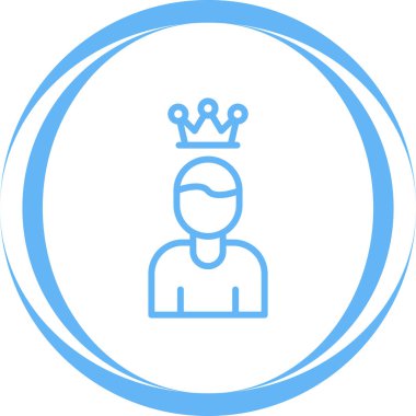 taç simgesi vektör illüstrasyonu