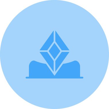ethereum. Web simgesi basit illüstrasyon