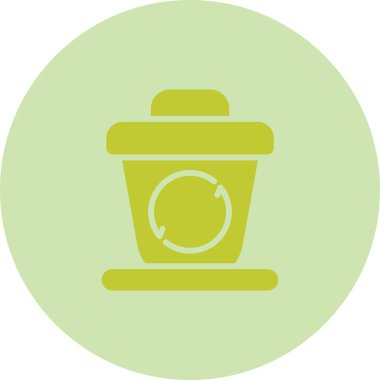 Kahve fincanı simgesinin vektör çizimi