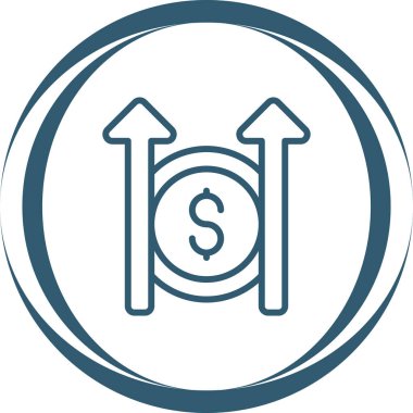 Para simgesi. vektör çizim