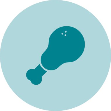 Beyaz arkaplanı olan mavi bir balonun vektör çizimi