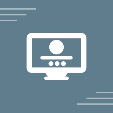 Web sitesi, vektör illüstrasyonu için web simgesi