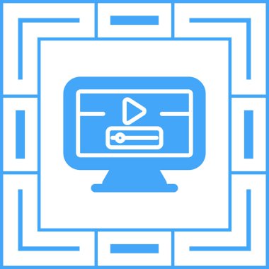 Bilgisayar web simge vektör çizim