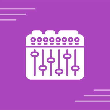 mor arka planda izole edilmiş mor elektrik çıkış simgesi. Güç prizi. Rosette sembolü. vektör illüstrasyonu