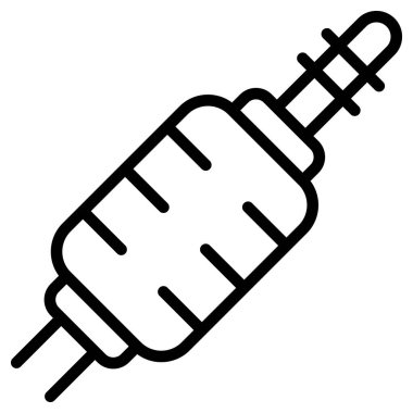 Şırınga ikonu vektör çizimi çizimi