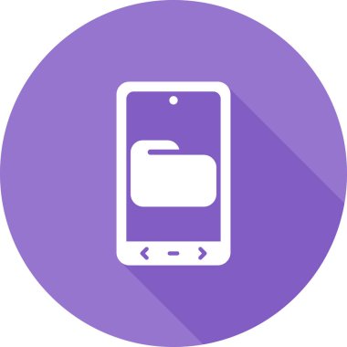 cep telefonu ikonu vektör illüstrasyonu