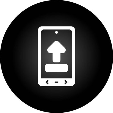 Modern b 'nin vektör illüstrasyonu telefon simgesinden yoksun