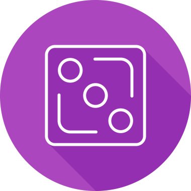 Modern kamera simgesinin vektör illüstrasyonu