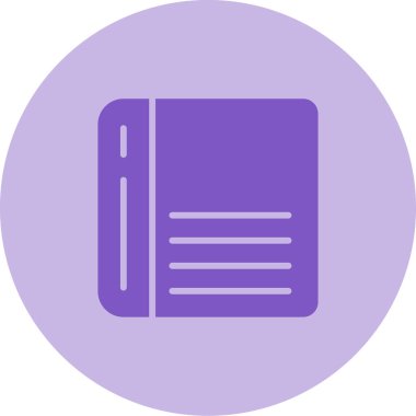 Kitap simgesinin vektör illüstrasyonu