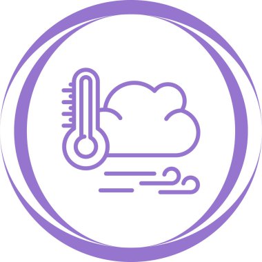 Bulut. Web simgesi basit illüstrasyon