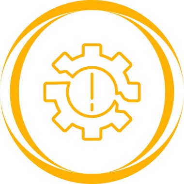 dişli simgesi vektör illüstrasyonu