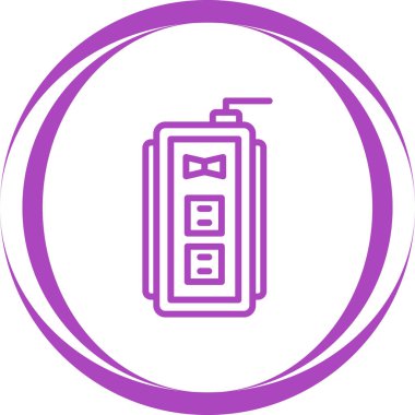 Modern bir simgenin vektör illüstrasyonu