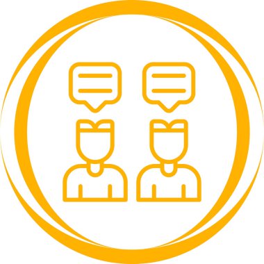 insanlar simge vektör illüstrasyonu